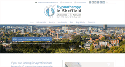 Desktop Screenshot of hypnotherapyinsheffield.co.uk