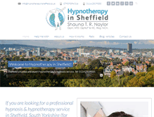 Tablet Screenshot of hypnotherapyinsheffield.co.uk